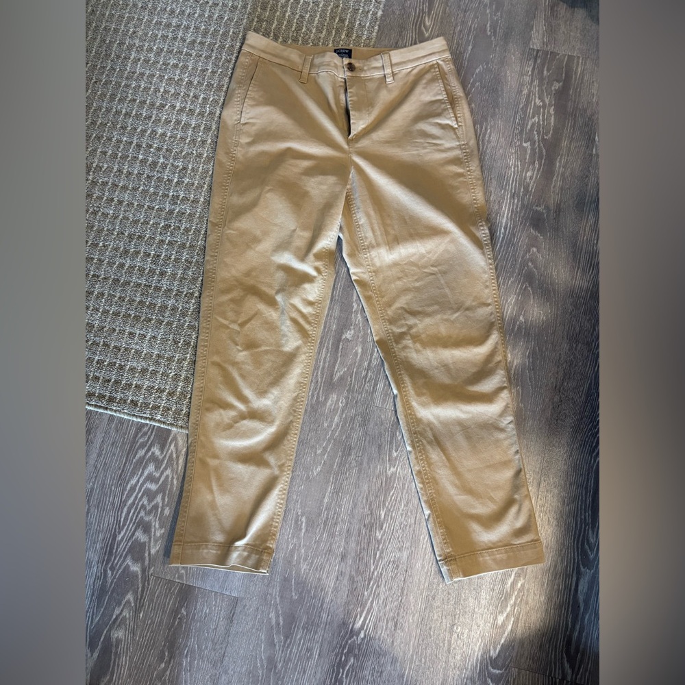 J. Crew women high rise Khaki Chinos
